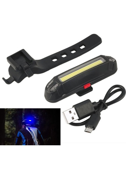 Kırmızı Stil Bisiklet Kuyruk Lambası 6 Modlu USB Şarj Uyarı Işığı Dağ Bisikleti Yol Işığı Su Geçirmez El Feneri Uyarı Bisiklet Aksesuarları (Yurt Dışından)