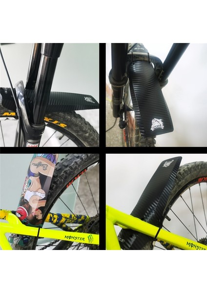 G Bölümü Stili 1 Adet Bisiklet Çamurlukları Karbon Fiber Renkli Ön Arka Lastik Tekerlek Evrensel Çamurluk Mtb Yol Bisikleti Kanatları Çamurluklar Bisiklete Binme (Yurt Dışından) modelleri