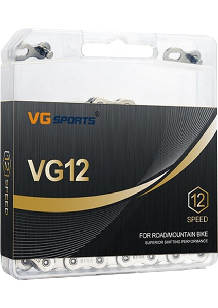 Gümüş Tarzı Vg Sports Bicycle Chaeed 126 Linkler Mtb Yol Bisikleti Yarım Hollow Zincir Bisiklet Ekipmanları Aksesuarları Onarım Aracı (Yurt Dışından)