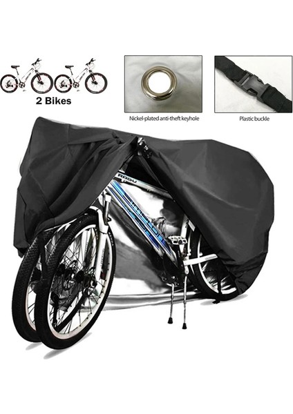 190T Tarzı Xxl Bisiklet Koruyucu Kapak Su Geçirmez Bisiklet Örtüsü Açık Güneşlik Uv Toz Geçirmez Güneş Işığı Örtüsü D Iki Bisiklet Aksesuarları (Yurt Dışından) indirimleri