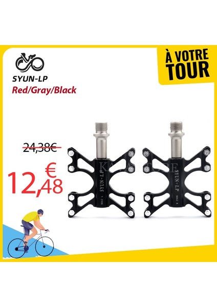 Kırmızı Stil Kava Bisiklet Pedalı Alüminyum Alaşımlı Dağ Bisikleti Pedalı Mtb Yol Bisikleti Mühürlü 3 Rulmanlar Pedallar Için Ultra Hafif Bisiklet Parçaları (Yurt Dışından) fiyatları