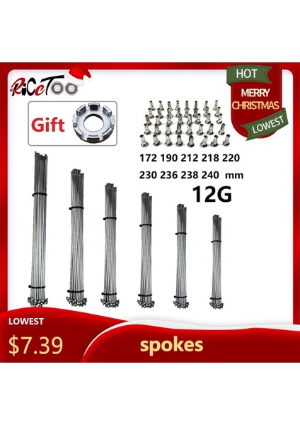 230 mm 40 Adet Takım Stili Elektrikli Bisiklet Dağ 12G Konuşmacı. Ben Bisiklet Nipeller Tekerlek Ebike Motor Dönüşüm Parçaları ile Konuştu (Yurt Dışından) fiyatları