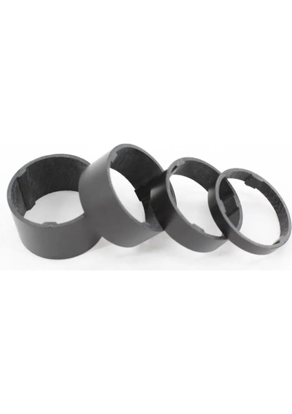 4 Adet Yeni Ultra Hafif Yol Bisikleti Mat Ud Tam Karbon Fiber Kulaklık Yıkayıcı Dağ Bisikleti Sapı Karbon Ayırıcı Mtb (Yurt Dışından) fırsatları