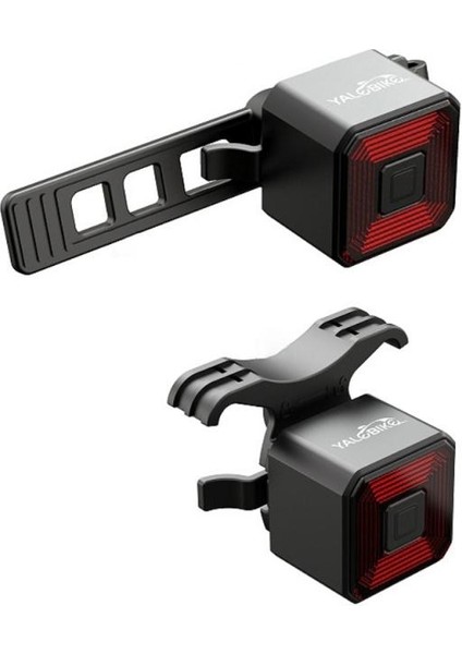 Kırmızı Stil 2021 Bisiklet Fren Indüksiyon Arka Lambası Akıllı Fren Arka Lambası Güvenlik Uyarı Işığı USB Şarj Arka Lambası Sürme Arka Lambaları (Yurt Dışından) fiyatları