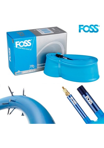 29X1.95-2.5 Fv Stili Foss Bisiklet Iç Tüp I Tüp Yol Bisikleti Mtb Dağ Katlanır Bisiklet Tpe Kauçuk Tüp Tayvan (Yurt Dışından)