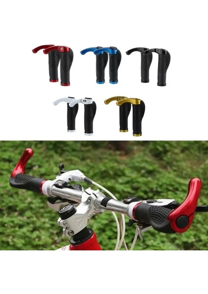 Siyah 2 Tarzı Kaymaz Bisiklet Sapları Ergonomik Mtb Dağ Bisikleti Alüminyum Kauçuk Gidon Sapları Bisiklet Kilitleme Uçları Gidon Kapağı Parçaları (Yurt Dışından) modelleri