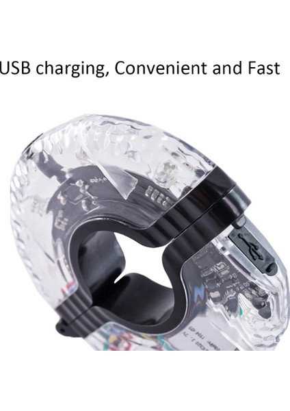 USB Stili 7 LED Şarj Edilebilir Bisiklet Tekerlek Göbeği Işıkları Su Geçirmez USB Bisiklet Konuşmacı Işıkları Bisiklet Güvenliği Uyarı Dekorasyon Aksesuarları (Yurt Dışından)