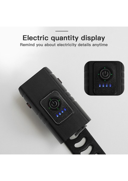 A03 Stili T6 LED Bisiklet Işık 10W 1000LM USB Şarj Edilebilir Güç Göstergesi Mtb Dağ Yol Bisikleti Ön Lamba El Feneri Bisiklet Ekipmanları (Yurt Dışından)