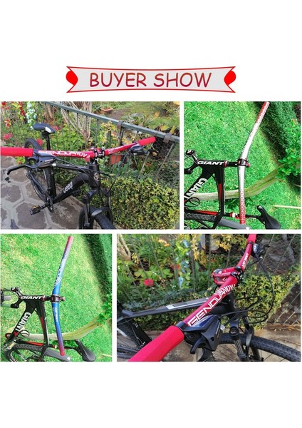 Kırmızı Stil Mtb Bisiklet Gidon Alüminyum Alaşımlı Yatay Gidon Dağ Bisikleti Düz Tüp Gidon (Yurt Dışından) modelleri