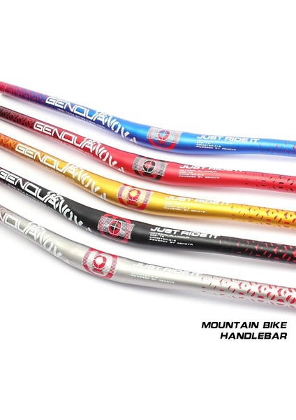 Kırmızı Stil Mtb Bisiklet Gidon Alüminyum Alaşımlı Yatay Gidon Dağ Bisikleti Düz Tüp Gidon (Yurt Dışından) indirimleri