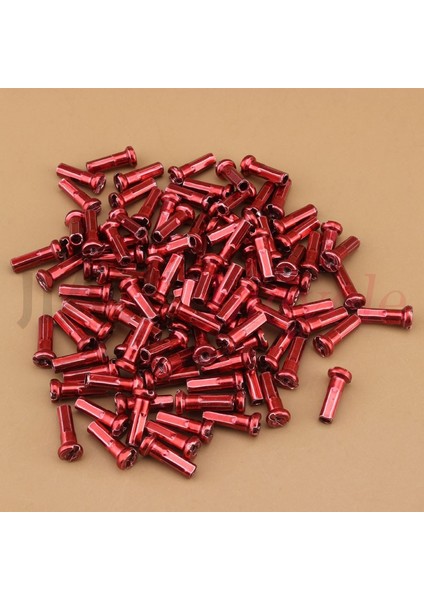 Kırmızı 50 Adet Tarzı Muqzı Mtb Bisiklet Bisiklet Konuştu Kapaklar Demir Kapaklar Bisiklete Binme Bakır Gümüş Konuşmacı Kap Nipeller Binme Renkli Aksesuarlar (Yurt Dışından)