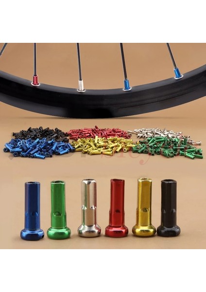 Kırmızı 50 Adet Tarzı Muqzı Mtb Bisiklet Bisiklet Konuştu Kapaklar Demir Kapaklar Bisiklete Binme Bakır Gümüş Konuşmacı Kap Nipeller Binme Renkli Aksesuarlar (Yurt Dışından) fiyatları