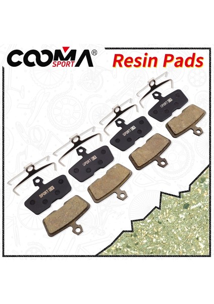 4 Çift, Avıd Code R Veya Sram Code R (2011'DEN Bugüne) Için Bisiklet Fren Balatası Hidrolik Kaliper, Sport Ex Sınıfı, Reçine (Yurt Dışından)