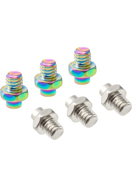 304 Gümüş Tarzı Muqzı Dağ Bisikleti Bisiklet Pedal Cıvataları Vida Alüminyum Alaşımlı Sabit Saplama Dişli Kaymaz M4 Alüminyum Alaşım Saplama Pimi Tırnak Ayak (Yurt Dışından) modelleri