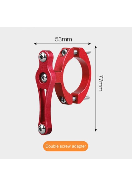 G Tarzı Şişe Tutucu Bisiklet Şişe Kafesi Montaj Adaptörü Ayarlanabilir Mtb Yol Bisikleti Gidon Su Şişesi Tutacağı Koltuk Direği Şişe Montajı (Yurt Dışından)