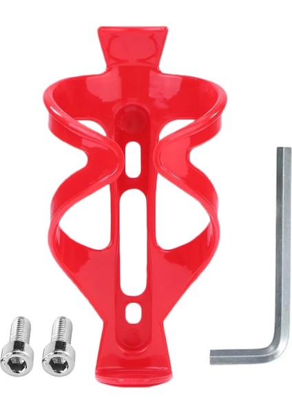 Kırmızı Stil Dağ Bisikleti Şişe Rafı Pc Plastik Şişe Kafesi Mtb Su Bardağı Montaj Kafesi Içecek Bardak Tutucu Raf Sürme Ekipmanları (Yurt Dışından)