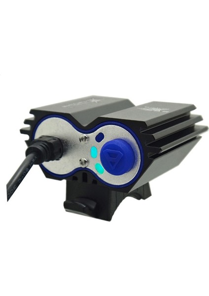 Siyah Stil Bisiklet Işığı X2 L Lümen Solarstorm Bisiklet Lambası 2x Xml L2 LED Bicyclelight Bisiklet Farı+O Halka (Sadece Far) (Yurt Dışından)