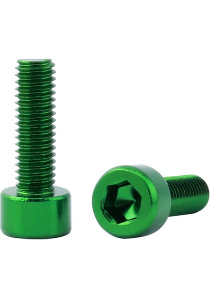 Yeşil Stil Su Şişesi Kafesi Cıvataları Tutucu Vidalar Soket Vidaları Bisiklet Aksesuarları Bisiklet Şişe Kafesi Rafını Takın (Yurt Dışından)