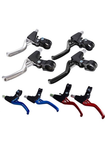 Gümüş Tarzı Bisiklet Bmx Fren Kolu 2 Parmak Bisiklet Bisiklet Hafif Alüminyum Mtb Dağ Bisikleti Bisiklet Fren Kolları 3 Renk (Yurt Dışından) modelleri
