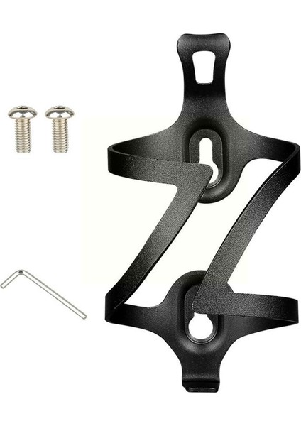 Siyah Stil Bisiklet Su Şişesi Kafesi Alüminyum Alaşımlı Ayarlanabilir Montaj Dağ Gidon Bisiklet Tutucu Hafif Şişe Ultra Aksesuarları E6K9 (Yurt Dışından) modelleri