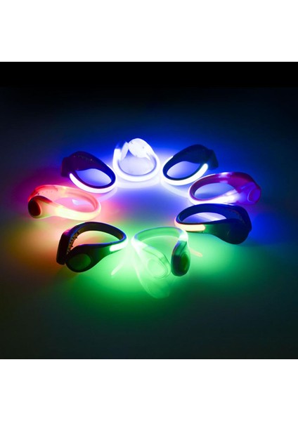 Kırmızı Stil Gece Koşu LED Işıklı Ayakkabı Işık Klipsi Gece Yağmur Geçirmez Güvenlik Uyarısı Bisiklete Binme Için Parlak Flaş Işığı Ayakkabı Klipsi Işığı (Yurt Dışından)