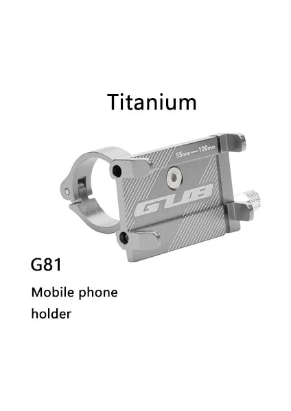 G81 Titanyum Stili Gub Bisiklet Telefon Tutucu G81G83G85G86 Motosiklet Cep Telefonu Montajlı Scooter Akıllı Telefon Beşiği Bisiklet Gidon Telefon Desteği (Yurt Dışından)