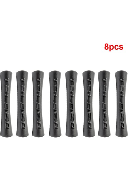Siyah 8 Adet Tarzı Bisiklet Kablo Koruyucusu Vites Freni Kauçuk Hat Boru Kovanı Mtb Çerçeve Koruması Sürtünme Önleyici Bisiklet Sargısı Koruma Tüpleri (Yurt Dışından)