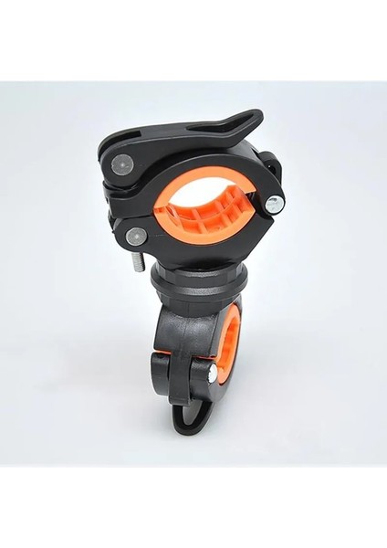 Siyah ve Turuncu Tarzı Bisiklet Işık Braketi Bisiklet Lambası Tutucu LED Torch Far Lambası Pompa Tutucu Stand Montaj Braketi Bisiklet Bisiklet Aksesuarları (Yurt Dışından)