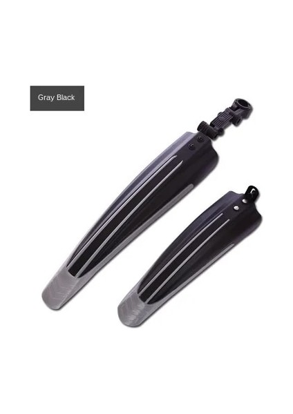 Gri Stil Bisiklet Çamurluk Dağ Bisikleti Çamurluk Seti Çamurluklar Bisiklet Çamurluk Kanatları Bisiklet Ön ve Arka Çamurluklar (Yurt Dışından)