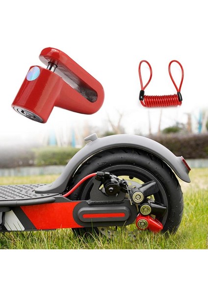 Siyah Stil Hırsızlığa Karşı Disk Frenler M365 Elektrikli Scooter Tekerlekleri Için Çelik Telli Kilit Diskli Fren Kickscooter Kilidi (Yurt Dışından) fiyatları
