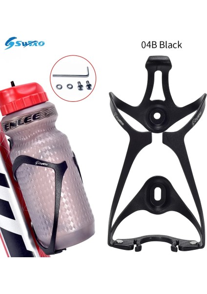 1 Adet 04B Siyah Stil Yeni Swtxo Bisiklet Su Şişesi Tutucu Hafif Alüminyum Alaşımlı Bisiklet Su Şişesi Kafes Katlanır Mtb Yol Bisikleti Için Parantez (Yurt Dışından)