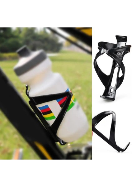 Siyah Stil Bisiklet Mtb Su Şişesi Tutucu Dağ Bisikleti Şişe Can Kafes Braketi Bisiklete Binme Içecek Su Bardağı Raf Bisiklet Aksesuarları (Yurt Dışından) fırsatları