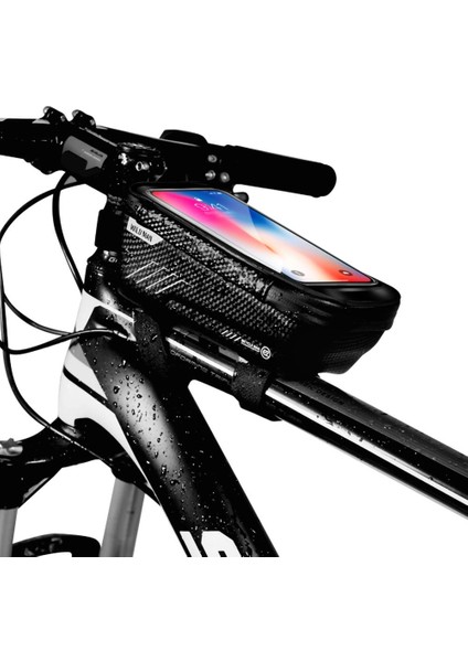 Siyah Stil Yüksek Li Yağmur Geçirmez Bisiklet Çantası Çerçeve Ön Üst Tüp Bisiklet Çantası Yansıtıcı Mtb Bisiklet Için 6.one Kılıf Dokunmatik Çanta (Yurt Dışından) fiyatları