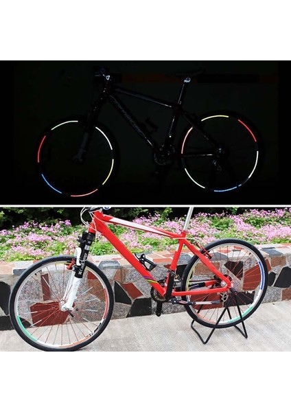 A6 Stili 1 Adet Bisiklet Lastiği Yansıtıcı Etiket Floresan Reflektör Bisiklet Jant Çıkartmaları Bisiklet Tekerleği Yansıtıcı Kapak Aksesuarları (Yurt Dışından) modelleri