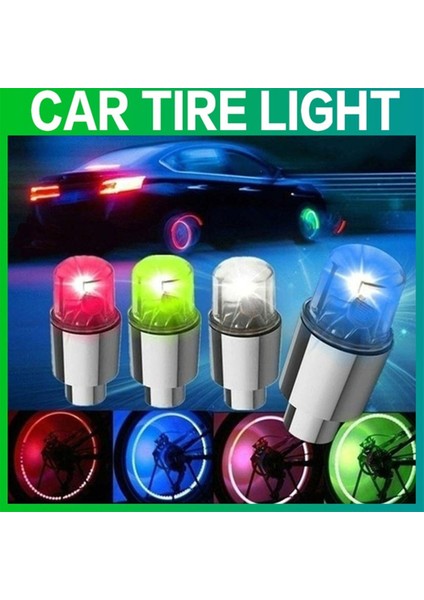 4 Adet Yeşil Stil Adet Araba Bisiklet Tekerlek Lastik Vana Kapağı Işık Bisiklet Lastiği Hub Lambası Açık Bisiklet Flaş Konuştu Lambası Motosiklet Bisiklet Aksesuarları (Yurt Dışından)