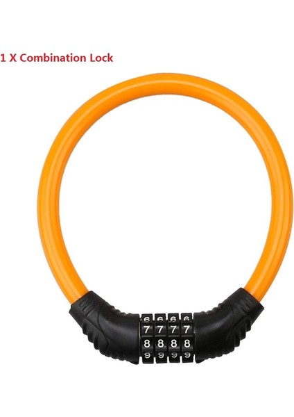 Turuncu Tarzı Bisiklet Aksesuarları Bicicleta Bisiklet Kilidi Hırsızlığa Karşı Disk Frenler Xiaomi M365 Kaykay Tekerlekleri Çelik Telli Kick Scooter (Yurt Dışından)