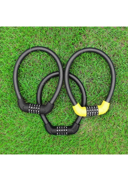 Sarı 17,2X400MM Stili Bisiklet Kilidi Çinko Alaşımlı 5 Haneli Kod Şifreli Kilit Bisiklet Güvenlik Asma Kilit Bisiklet Ekipmanları Mtb Hırsızlığa Karşı Cihaz (Yurt Dışından) fırsatları