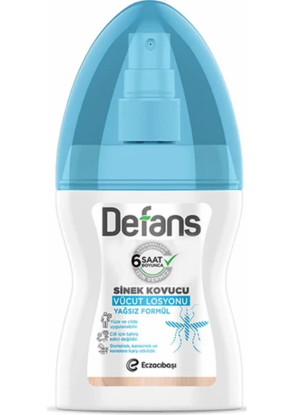 Sinek Kovucu Yağsız Vücut Losyonu 100 ml