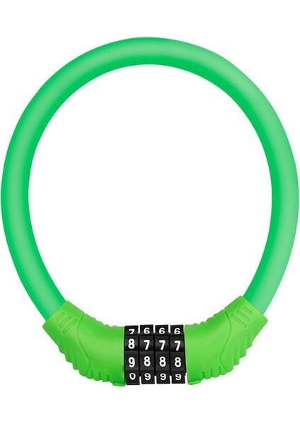 Yeşil Stil 3@# Dağ Bisikleti Hırsızlığa Karşı Kod Kilidi Taşınabilir Elektrikli Bisiklet Pil Motosiklet Kod Kilidi Sabit Bisiklet Halkası Kod Kilidi (Yurt Dışından)