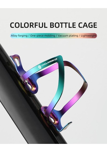 Renkli Stil Bisiklet Şişesi Holde Alüminyum Su Şişesi Kafesi Renkli Hafif Bisiklet Şişesi Tutucu Bisiklet Su Isıtıcısı Raf Bisiklet Aksesuarları (Yurt Dışından) fırsatları