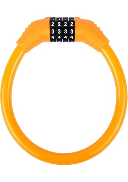 Siyah Stil Scooter Için Bisiklet Zinciri Kilidi Motosiklet Bisiklet Kilidi Kablosu 4 Haneli Şifre Kombinasyonu (Yurt Dışından) fırsatları