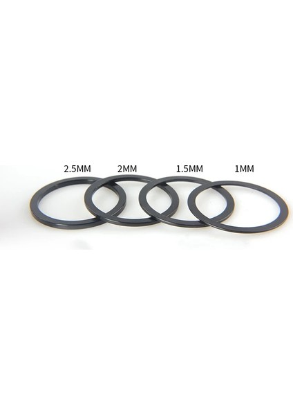 1.5mm Gümüş 5 Adet Tarzı 5 Adet Bisiklet Alt Braketi Bb Eksen Yıkayıcı Hub Filibir Volan Alaşım Conta Mtb Yol Bisikleti Parçaları Dağ Bisikleti Aksesuarları (Yurt Dışından)