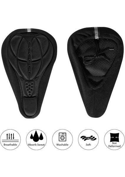 No.3 Tarzı Yüksek Li Yumuşak Bisiklet Eyer Koltuk Örtüsü Bisiklet Minderi 3D Bisiklet Sünger Eyer Kapak Açık Bisiklet Bisiklet Aksesuarları (Yurt Dışından) fırsatları
