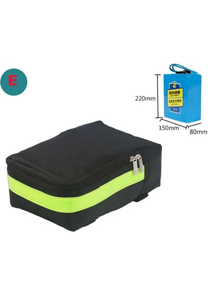 E Stili Pvc Pil Çantası Elektrikli Bisiklet Arka Çanta Depolama Bisiklet E-Bisiklet Panniers Kılıf Bisiklet Aksesuarları Çoklu Boyut Pil Çantası (Yurt Dışından)