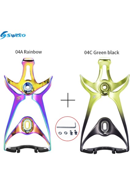 2 Adet Set J Tarzı Yeni Swtxo Bisiklet Su Şişesi Tutucu Hafif Alüminyum Alaşımlı Bisiklet Su Şişesi Kafes Katlanır Mtb Yol Bisikleti Için Parantez (Yurt Dışından)