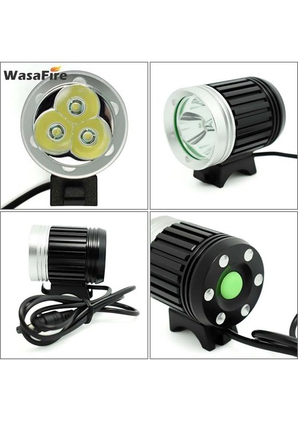 6400MAH Tarzı 5000 Lümen Xml T6 LED Bisiklet Işık Fener Yol Dağ Bisikleti Far Bisiklet Ön Lamba Pil El Feneri + Şarj Cihazı (Yurt Dışından)
