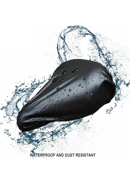 S Boyut 1pc Stili Bisiklet Eyer Su Geçirmez Kapak Mtb Yol Bisikleti Koltuk Koruyucu Pvc Su Geçirmez Kapak Isı Preslenmiş Yağmur Kapak Bisiklet Aksesuarları (Yurt Dışından) fırsatları