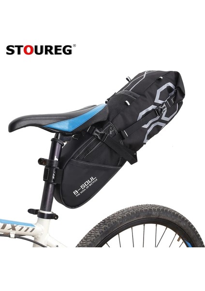 Siyah 8l Stili Su Geçirmez 12L Bisiklet Eyer Çantası, Bisiklet Koltuk Çantası Bisiklet Aksesuarları, Bisiklet Uzun Kuyruk Çantası, Mtb Bisiklet Eyer Çantası (Yurt Dışından) fiyatları