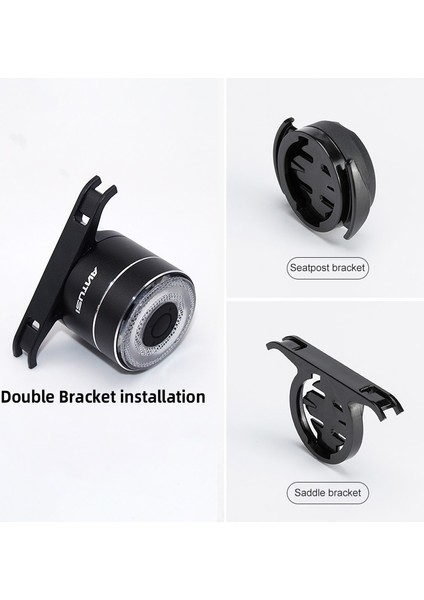 Q3 Kuyruk Lambası Stili Bisiklet Arka Lambaları Akıllı Sensör Fren Lambaları USB Yol Bisikleti Mtb Mx2 Arka Stop Lambaları Lümen Akıllı Fren Arka Lambası (Yurt Dışından)