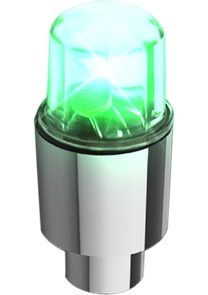Ag-Yeşil Stil Mini Neon Bisiklet Konuştu Işık Renkli LED Bisiklet Işıkları Motosiklet Araba Tekerleği Lastik Valf Kapakları Lamba Bisiklete Binme Uyarı Kafası Arka Işık (Yurt Dışından)